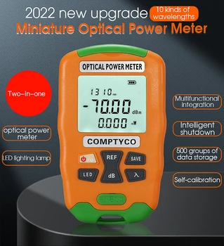 COMPTYCO Mini Optical Power Meter AUA-D5/D7 OPM Fiiber Optiline Kaabel Tester -50dBm~+26dBm SC/FC/ST Universaalne Liides Liides