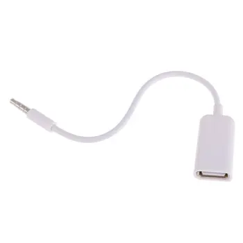 USB-Naiste AUX-3,5 mm Isane Pistik Audio Converter-Adapter Kaabel