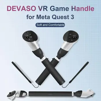 2tk VR Golf Käepide Meta Quest 3 VR Kontrollerid Kaua Kinni Hakkama VR Laiendamine Käepide Meta Quest3 VR Tarvikud