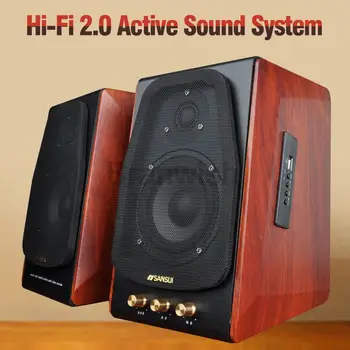 Hifi Palavik Aktiivne Kõlar kahesuunaline Juhtmevaba Bluetooth Kodu HiFi Audiophile Kõlar Mms High-fidelity Ees Kõneleja 4Ω