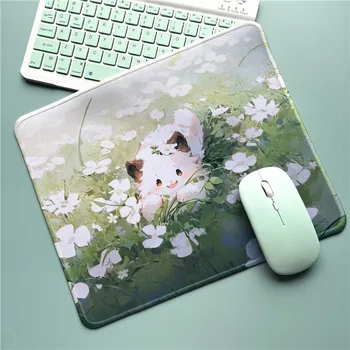 Mouse Pad Kawaii Office Tarvikud Laua Organisatsiooni Armas Kass Mause Pad Gaming Mouse Pad Overlock Mousepad Pehme Moise Pad