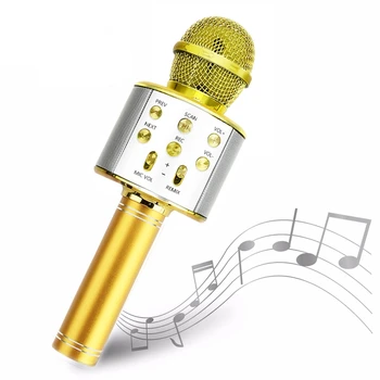 Kaasaskantav Juhtmevaba Bluetooth Karaoke Mikrofon Kõlar Lapsed Kodu Poole Laulu Machine Mikrofon,Lõbus Mänguasjad Lastele