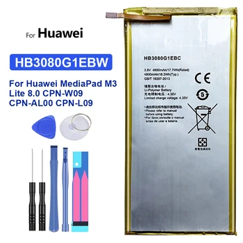 HB3080G1EBW Aku Huawei MediaPad M3 Lite 8.0 CPN-W09 CPN-AL00 CPN-L09 Batteria