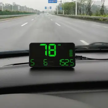 Digitaalne C90 GPS Kiiruse Kuvamine Auto Hud Tracker Digitaalne Auto Auto odomeetri Näit reaalajas Jälgida Kiiruse ületamise Hoiatus Auto Kell