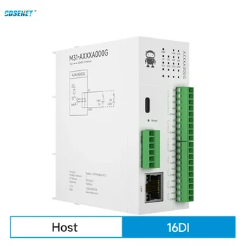 16DI Remote IO Moodul RS485 Ethernet RJ45 CDSENET M31-AXXXA000G Analoog Lüliti Omandamise Modbus TCP RTU Firmware Upgrade