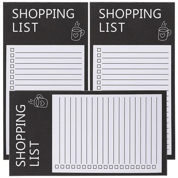 3 Raamatuid Magnet Nädala Toidupoed Loetelu Notepad Shopping Planeerimine Memo Pad Pihuarvutite Toidupoed Loetelu Pad