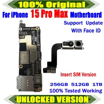 SIM Versioon Emaplaadi Factory Unlock iPhone 15 Pro Max Puhas iCloud Emaplaadi 100% Testitud Loogika Juhatuse Toetada Update Plaat