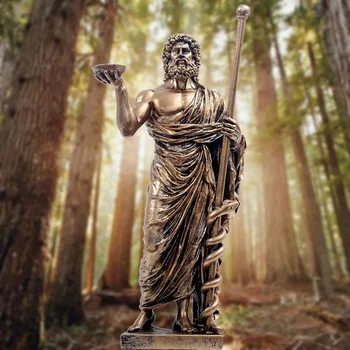 Kreeka Jumala Kuju Askler Lotus Skulptuur Kuldne Vaik Kuju Vaik, Käsitöö, Kodu Kaunistamiseks Tarvikud ja Kunstitarbed kingitus