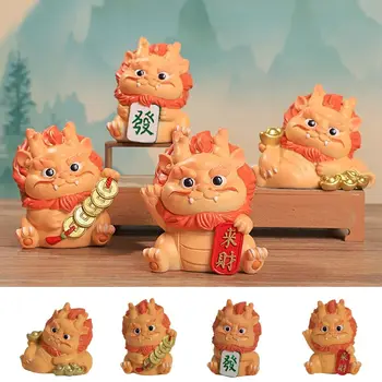 Lohe Kuju 2024 Hiina Uus Aasta-Draakon Teenetemärgi Dragon Figuriin Kaunistused Kääbus Laua Kaunistused