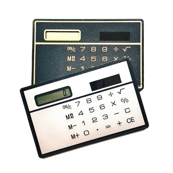 Päikeseenergia Kalkulaator 8-Kohaline Ekraan Basic Standard Kalkulaatorid Mini Õhuke Kalkulaator Äri Office Kooli 24BB