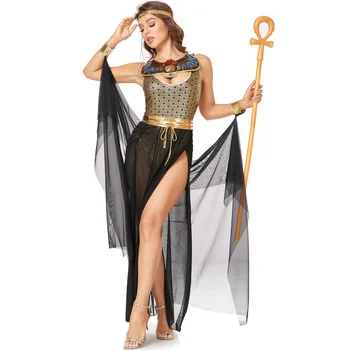 Seksikas Rooma Printsess Tülli Kleit Naistele Egiptuse Vaarao Kostüüm Vana-Egiptuse Kuninganna Cosplay ühtne Halloween Kostüüm Pool Kleit
