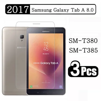 (3 Pakki) Karastatud Klaas Samsung Galaxy Tab 8.0 2017 SM-T380 SM-T385 T380 T385 Tablett Screen Protector Film