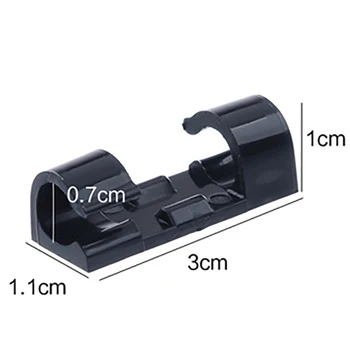 20pc/set isekleepuvad USB-Kaablid Traat Korraldaja Line-Kaabli Klamber Lukk Klambrid, Lipsud Kinniti Fastener Omaniku Telefoninumber Winde