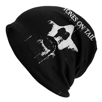 Goth Punk Bänd Bauhaus Müts Müts Talve Tänaval Skullies Beanies Mütsid Meeste ja Naiste Kudumise Kübarad Kevadel Kahesuguse kasutusega Mütsid