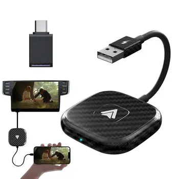 Auto Wireless Adapter Multimeedia Video Adapter Kiire Edastamise Auto Kuvapeegeldus Seade Traadiga Ja Traadita Moodul Videod