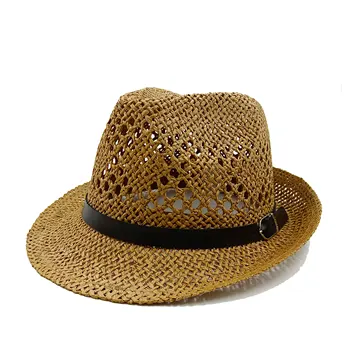 2023 Suvel Uus Meeste Vintage Straw Hat Jazz Õõnes Müts Täiskasvanute Ring Mütsi Klassikaline Denim Õled Müts