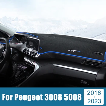 Eest Peugeot 3008 5008 GT Hübriid 2016 2017 2018 2019 2020 2021 2022 2023 Auto Armatuurlauale Päikese Vari Katab Non-slip Matt Tarvikud