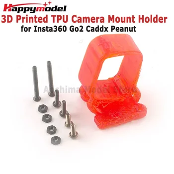 HappyModel Crux35 Crux35HD Micro Freestyle Undamine Asendamine 3D Trükitud TPÜ Kaamera Mount Omanik Insta360 Go2 Caddx Maapähkli