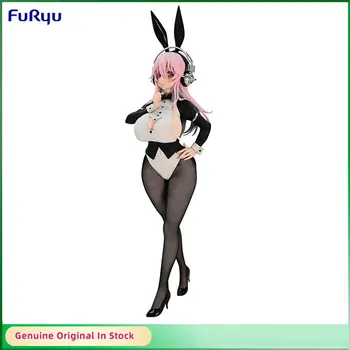 31cm Originaal FuRyu BiCute Bunnies SoniComi Super Sonico Bunny Tüdruk PVC Tegevus Joonis Kogumise Mudeli Töölaua Kaunistus