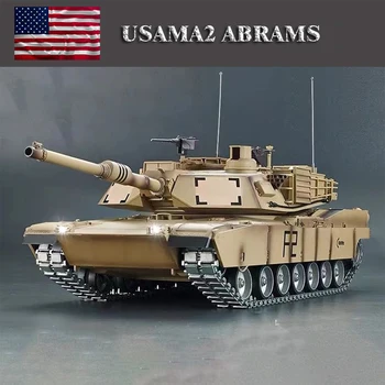 Heng Long 1/16 TK7.0 Kohandada 3918 USA M1A2 Abrams RC Tank 360° Torn Barrel Tagasipõrge BB Shooting TH17803-SMT5 Laste Mänguasjad