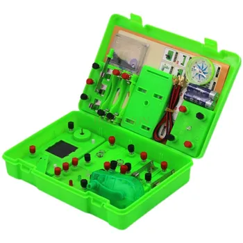 Kid Hariduslik Mänguasi Circuit Eksperiment Komplekt Basic Ühendage Juhtmed ABS Õpilane Elektri-Õppe Füüsika Teadus Tööriist