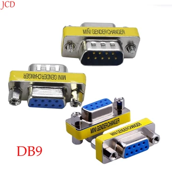 1 Töö DB9 MINI Soolise Konverteri Adapter RS232 Kom D-Sub et Mees Naine VGA Pistik Pesa 9-pin Null Modem Seisukoht