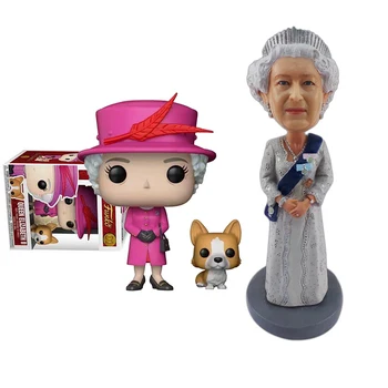 Inglismaa kuninganna Tema Majesteet Kuninganna Elizabeth II Tegevus Joonis Simulatsiooni Portree #01 Kollektsiooni Nukk Vaik Ornament Mudel Mänguasjad