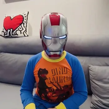 Uus Kuum Marvel Iron Man Autoking 1/1 Mk5 Kiiver Remote Ja Hääljuhtimine Iron Man Automaatne Kiiver, Mask Koos Led Valgus Kingitused