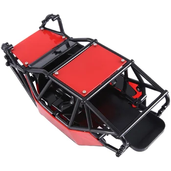 Rock Lollakas Keha Kest Chassis Kit for 1/10 RC Crawler Auto Axial SCX10 II 90046 UTB10 Capra,Punane