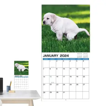 Koerad Pooping Kalender Koerad Pooping Kaunis Kohas Seina Kalender Jaanuar 2024 Detsember 2024 Naljakas Koer Kalender Gag Kingitused