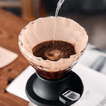 Klaasist kohvikann Smart Tass Kohvi Filter Cup, Kohvi Filter 1TK Smart Cup Ja 100Pc filterpaber