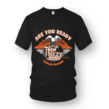 Armas Meeste T-Särk 4Xl Heavy Metal-Rock Bändi Thin Lizzy Muusika Pop Meeste Kostüümid Põhjuslik T-Särk Tshirt Tee Peal