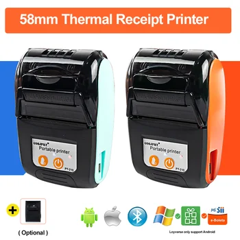 Mini 58mm Soojusenergia Saamise Printer Tasku Mobiili Juhtmevaba Bluetooth Bill Pilet termoprinteri Kaasaskantav Tint-vähem Android ja IOS