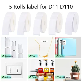 Niimbot D11 D110 Silt Paber-D11 Etikett, Kleebis, isekleepuv, Veekindel ja Anti-Õli-D11 Märgised Niimbot D110 D110 Label Printer