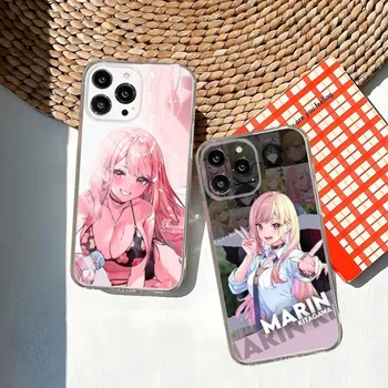 Marin Kitagawa Telefon Case For Iphone 15 14 13 12 Pro Mini 11 Max Xr X Xs 7 8 Pluss Läbipaistev Silikoon