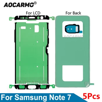 Aocarmo 5 Sätestatud Liim Samsung Galaxy Märkus 7 LCD Ekraani Lint Tagasi katteraam Kaamera Objektiiv Veekindel Kleebis Asendamine