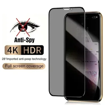 JASTER Privaatsust Kaitsev Klaas iPhone 15 11 12 13 14 Pro Max XR Anti Spy Karastatud Klaas iPhon 7 8 Screen Protector Film