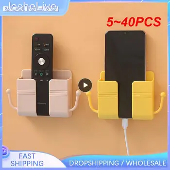 5~40PCS Seinale Paigaldatud Mobiiltelefoni Omanik Multifunktsionaalne Omanik Kaugjuhtimispuldi Ladustamise Kasti Laadija Konks Kaabel laadimisdoki Seista