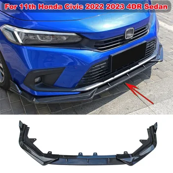 Näiteks 11. Honda Civic 2022 2023 4DR Sedaan esistange Lip Spoiler Pool Splitter Body Kit Kilpi Katab Guard Auto Tarvikud