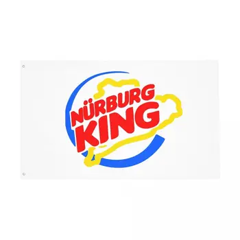 Nurburg Kuninga Lipu Väljas Banner Polüester Racing Teenetemärgi Ergas Värv 2x3 3x5 4x6 JALGA Lipud