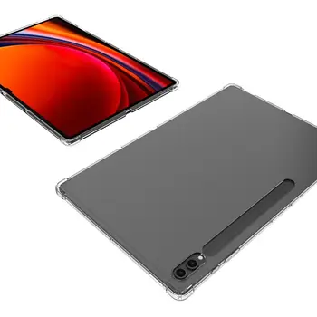 11 12.4 14.6 tolline Tablett Juhul Läbipaistev TPU Turvapadi Funda 2023 SM-X910 Kaitsev Kest Samsung Galaxy Tab S9 Plus Ultra