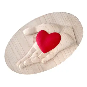 Südame Märk Käsitöö Graveeritud Süda Märk Ornament emadepäeva Kingitus Sõrme Armastus Disain Väljendada Armastust, Et Ema Pool Keskpunkt