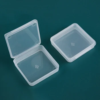 Väikesed Kastid Ruudukujuline Läbipaistev Plastik Kasti Ehteid Hoiukarbis Elektrooniline Kiip Konteiner Pakendite Ladustamine Box